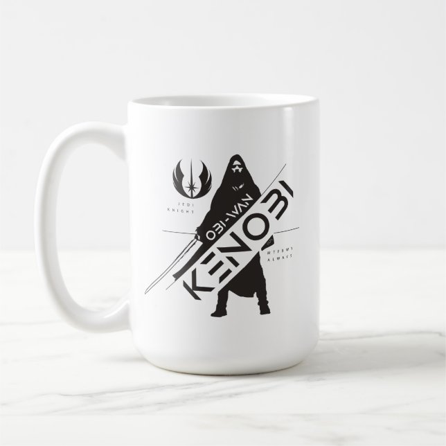 Obi-Wan Kenobi | Kenobi Character Profile Graphic Coffee Mug (Left)
