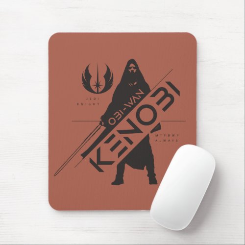 Obi_Wan Kenobi  Kenobi Character Profile Graphic Mouse Pad