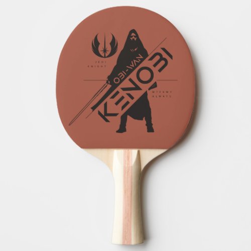 Obi_Wan Kenobi  Kenobi Character Profile Graphic Ping Pong Paddle