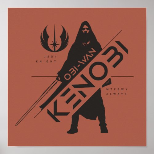 Obi_Wan Kenobi  Kenobi Character Profile Graphic Poster