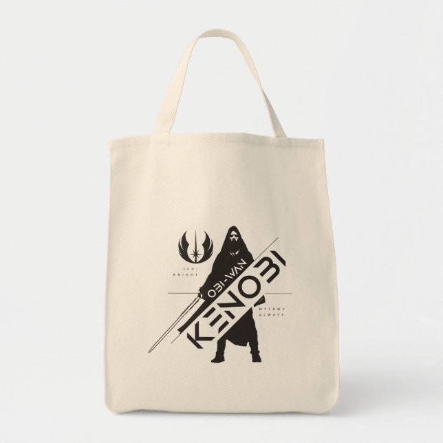 Obi-Wan Kenobi | Kenobi Character Profile Graphic Tote Bag (Front)