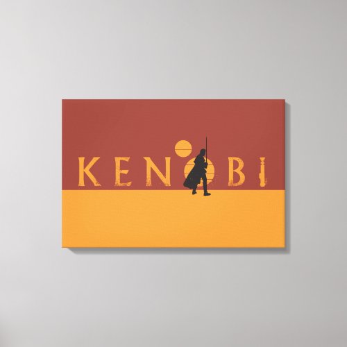 Obi_Wan Kenobi  Kenobi Tatooine Logo Canvas Print