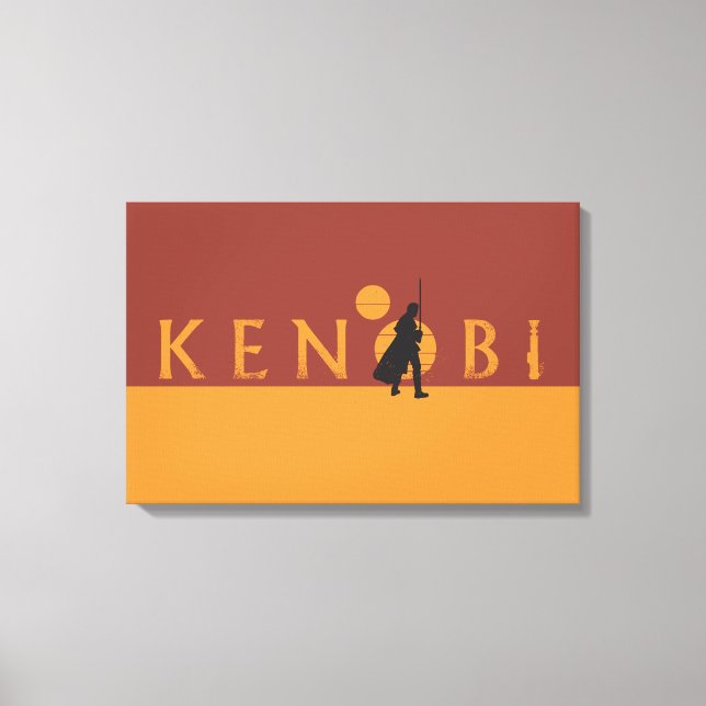 Obi-Wan Kenobi | Kenobi Tatooine Logo Canvas Print (Front)