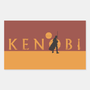 Obi-Wan Kenobi   Kenobi Tatooine Logo Rectangular Sticker