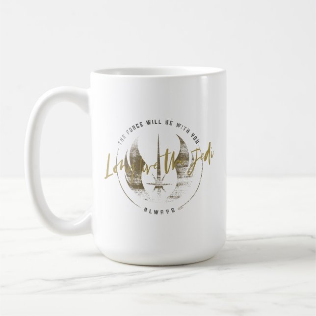 Obi-Wan Kenobi | "Long Live the Jedi" Insignia Coffee Mug (Left)