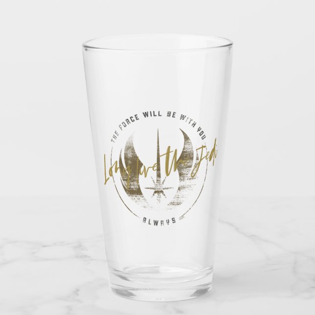 Obi-Wan Kenobi | "Long Live the Jedi" Insignia Glass (Front)