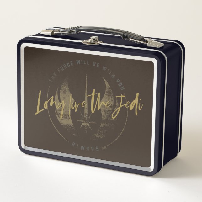 Obi-Wan Kenobi | "Long Live the Jedi" Insignia Metal Lunch Box (Front)
