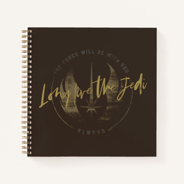 Obi-Wan Kenobi | "Long Live the Jedi" Insignia Notebook (Front)