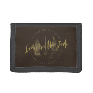 Obi-Wan Kenobi "Long Live the Jedi" Insignia Tri-fold Wallet
