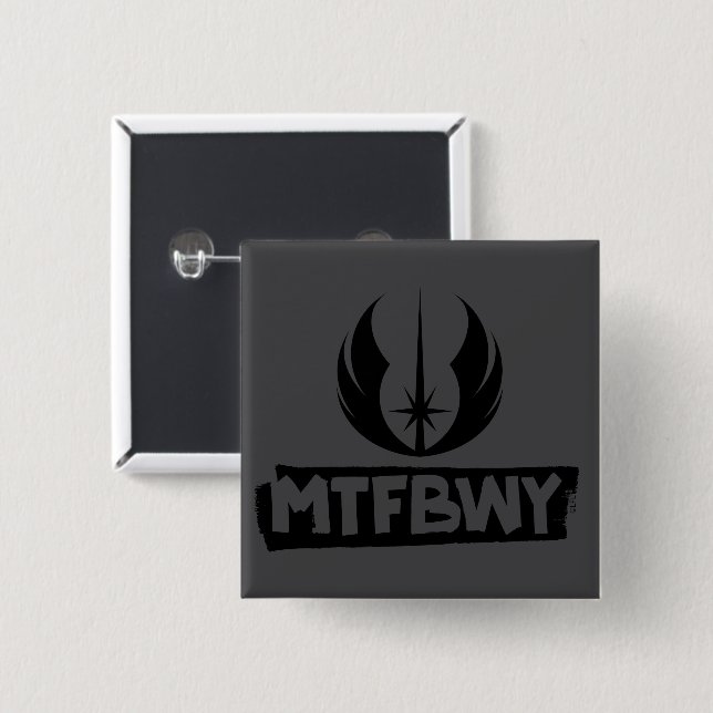 Obi-Wan Kenobi | May The Force Be With You Button (Front & Back)