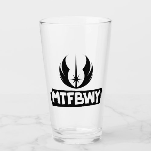 Obi_Wan Kenobi  May The Force Be With You Glass