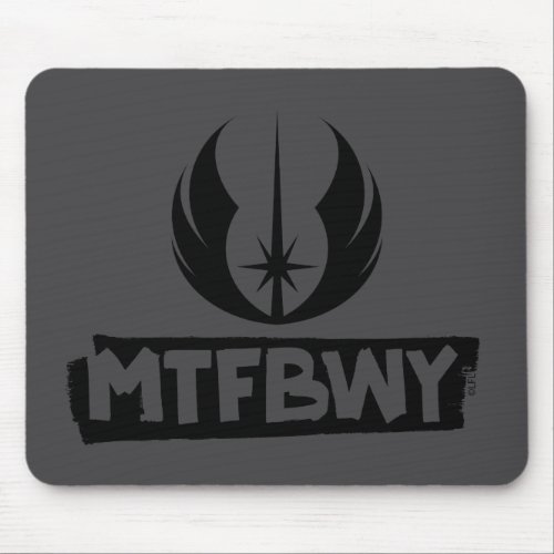 Obi_Wan Kenobi  May The Force Be With You Mouse Pad
