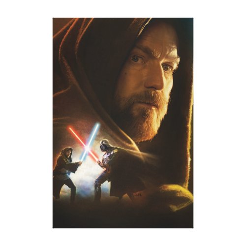 Obi_Wan Kenobi  Obi_Wan Duel Collage Canvas Print