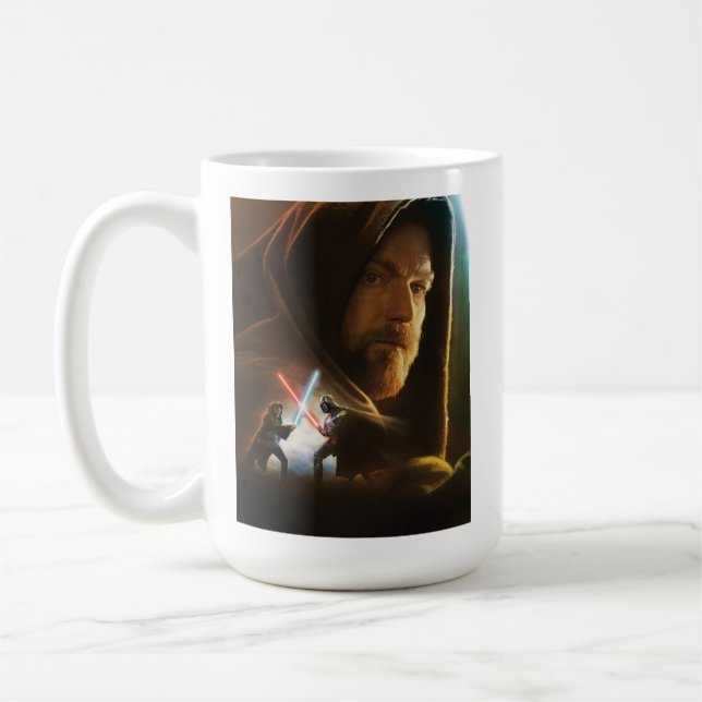 Obi-Wan Kenobi | Obi-Wan Duel Collage Coffee Mug (Left)