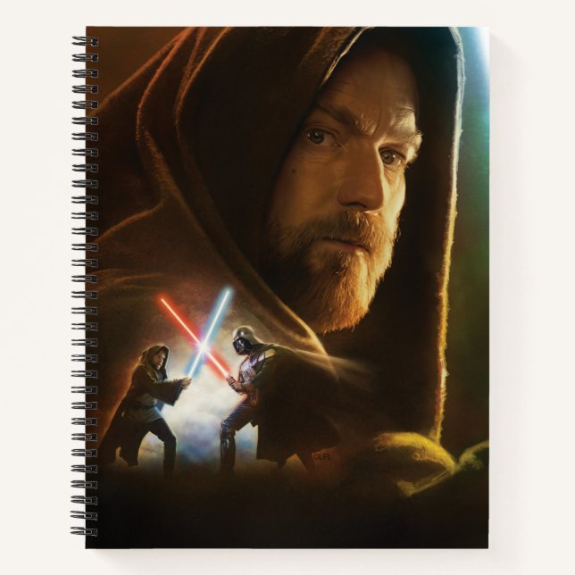 Obi-Wan Kenobi | Obi-Wan Duel Collage Notebook (Front)