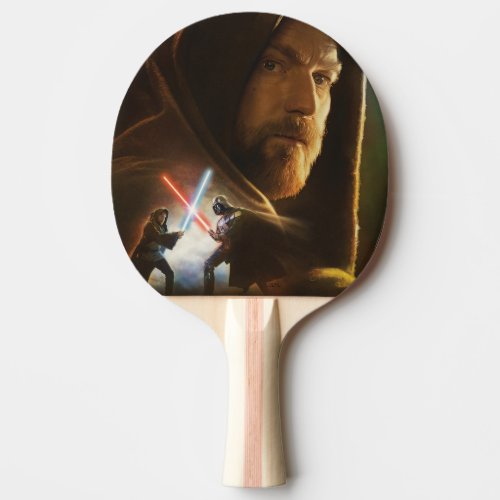Obi_Wan Kenobi  Obi_Wan Duel Collage Ping Pong Paddle