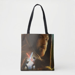 Obi-Wan Kenobi   Obi-Wan Duel Collage Tote Bag