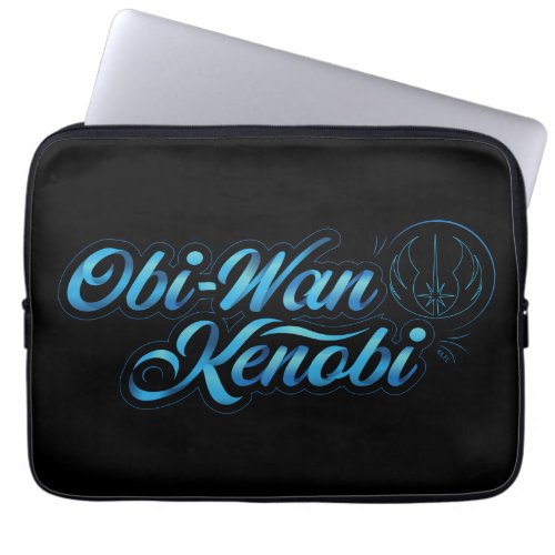 Obi_Wan Kenobi  Obi_Wan Kenobi Ribbon Name Laptop Sleeve
