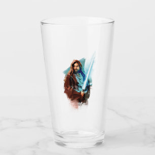 Obi-Wan Kenobi Obi-Wan Painted Illustration Glass