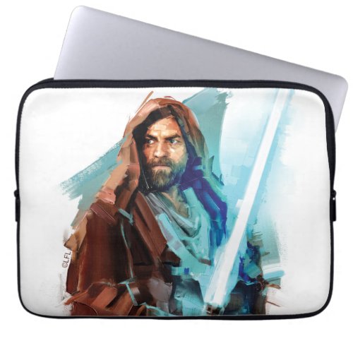 Obi_Wan Kenobi  Obi_Wan Painted Illustration Laptop Sleeve