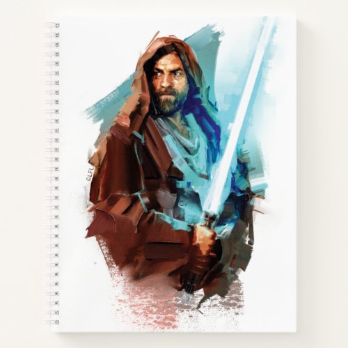 Obi_Wan Kenobi  Obi_Wan Painted Illustration Notebook