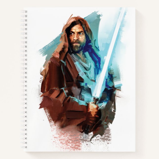 Obi-Wan Kenobi | Obi-Wan Painted Illustration Notebook (Front)