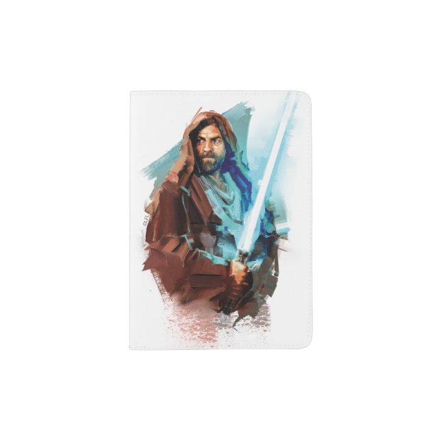 Obi-Wan Kenobi | Obi-Wan Painted Illustration Passport Holder (Front)