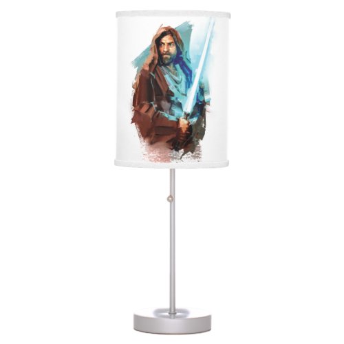 Obi_Wan Kenobi  Obi_Wan Painted Illustration Table Lamp