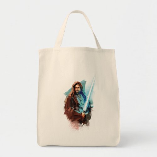 Obi_Wan Kenobi  Obi_Wan Painted Illustration Tote Bag