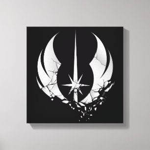 Obi-Wan Kenobi   Shattered Jedi Insignia Canvas Print