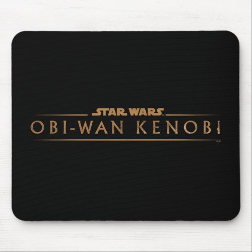 Obi_Wan Kenobi  Show Logo Mouse Pad