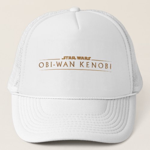 Obi_Wan Kenobi  Show Logo Trucker Hat