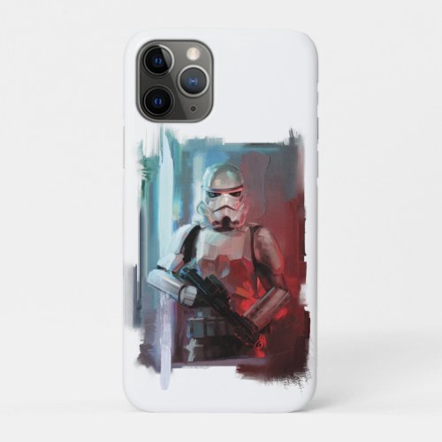 Obi_Wan Kenobi  Stormtrooper Painted Illustration iPhone 11 Pro Case