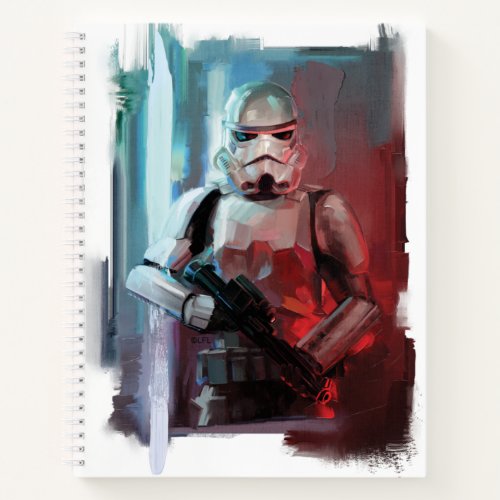 Obi_Wan Kenobi  Stormtrooper Painted Illustration Notebook