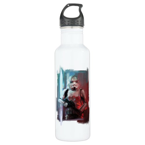 Obi_Wan Kenobi  Stormtrooper Painted Illustration Stainless Steel Water Bottle