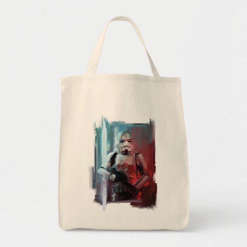 Obi_Wan Kenobi  Stormtrooper Painted Illustration Tote Bag