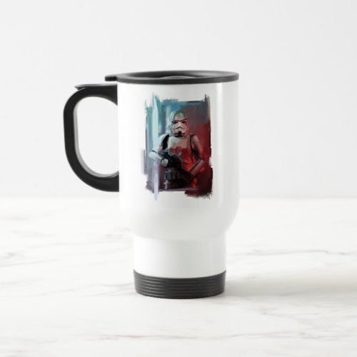 Obi_Wan Kenobi  Stormtrooper Painted Illustration Travel Mug