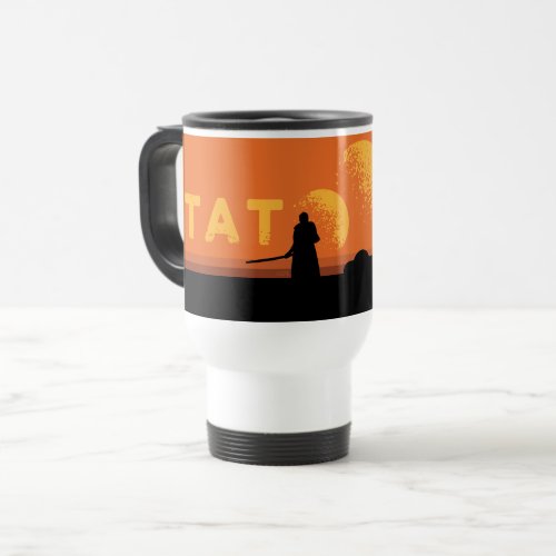 Obi_Wan Kenobi  Tatooine Name Graphic Travel Mug