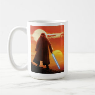 Obi-Wan Kenobi   Tatooine Sunset Illustration Coffee Mug