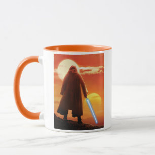 Obi-Wan Kenobi Tatooine Sunset Illustration Mug