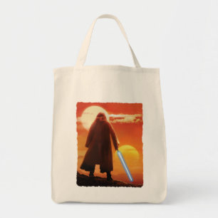 Obi-Wan Kenobi   Tatooine Sunset Illustration Tote Bag