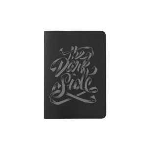 Obi-Wan Kenobi   "The Dark Side" Ribbon Lettering Passport Holder