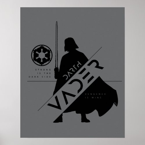 Obi_Wan Kenobi  Vader Character Profile Graphic Poster