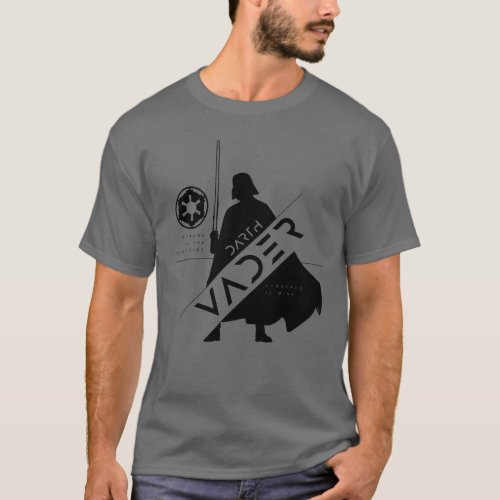 Obi_Wan Kenobi  Vader Character Profile Graphic T_Shirt