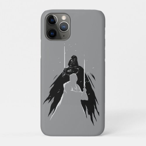 Obi_Wan Kenobi  Vader  Obi_Wan Overalp Sketch iPhone 11 Pro Case