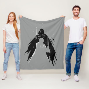Obi-Wan Kenobi   Vader & Obi-Wan Overalp Sketch Fleece Blanket