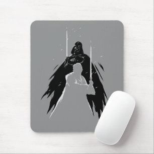 Obi-Wan Kenobi   Vader & Obi-Wan Overalp Sketch Mouse Pad