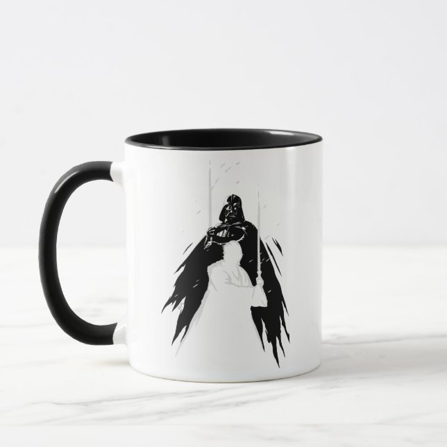 Obi-Wan Kenobi | Vader & Obi-Wan Overalp Sketch Mug (Left)