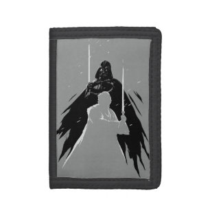 Obi-Wan Kenobi Vader & Obi-Wan Overalp Sketch Tri-fold Wallet