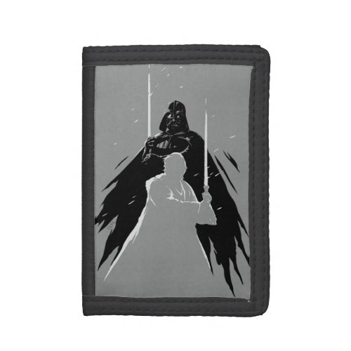 Obi_Wan Kenobi  Vader  Obi_Wan Overalp Sketch Trifold Wallet